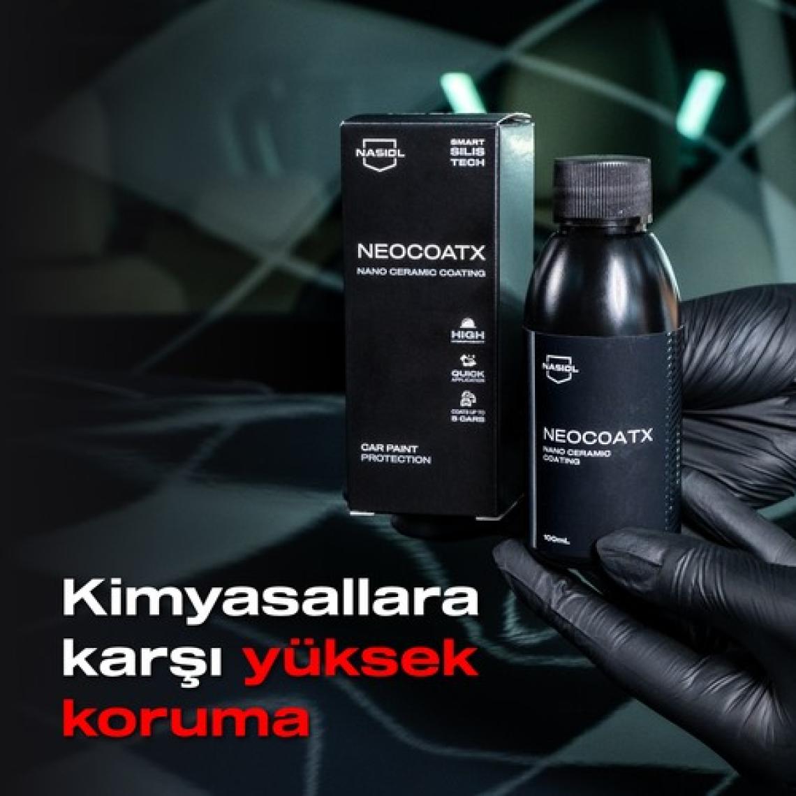 Nasiol NeoCoatX Araç Nano Seramik Kaplama Ve Boya Koruma-100 mL-1 Yıl Etkili-5 Araca Kadar Kaplama