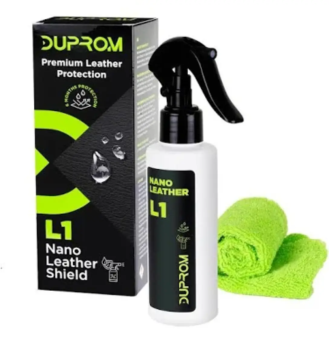 Duprom L1 Nano Deri Koruyucu Su İtici Sprey | Oto Deri Koltuklar | Süet | Nubuk | 150 ml.