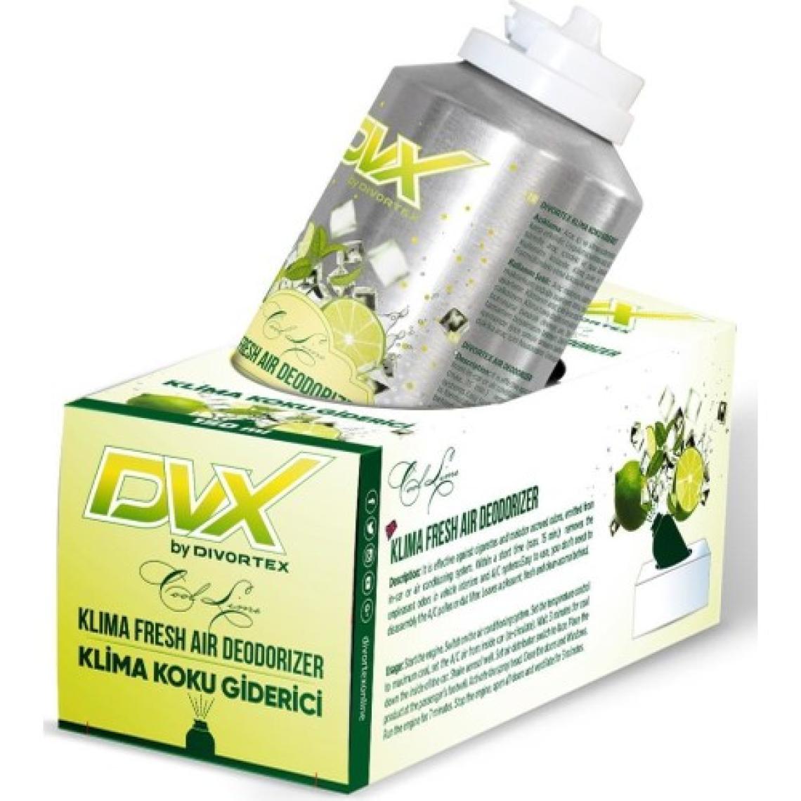 Divortex Cool Lime ve Elma Kokulu Klima Bombası 150 Ml. x 2 Ad.