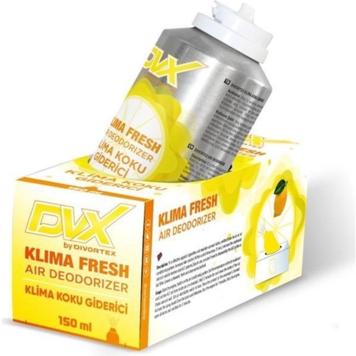 Divortex Klima Fresh - Temizleyici Klima Bombası Limon 2 x 150 ml
