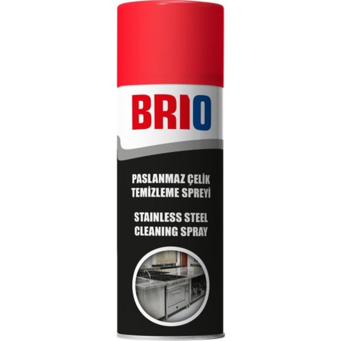 Brio Paslanmaz Çelik Temizleme, Parlatma Spreyi 2'li 400 Ml