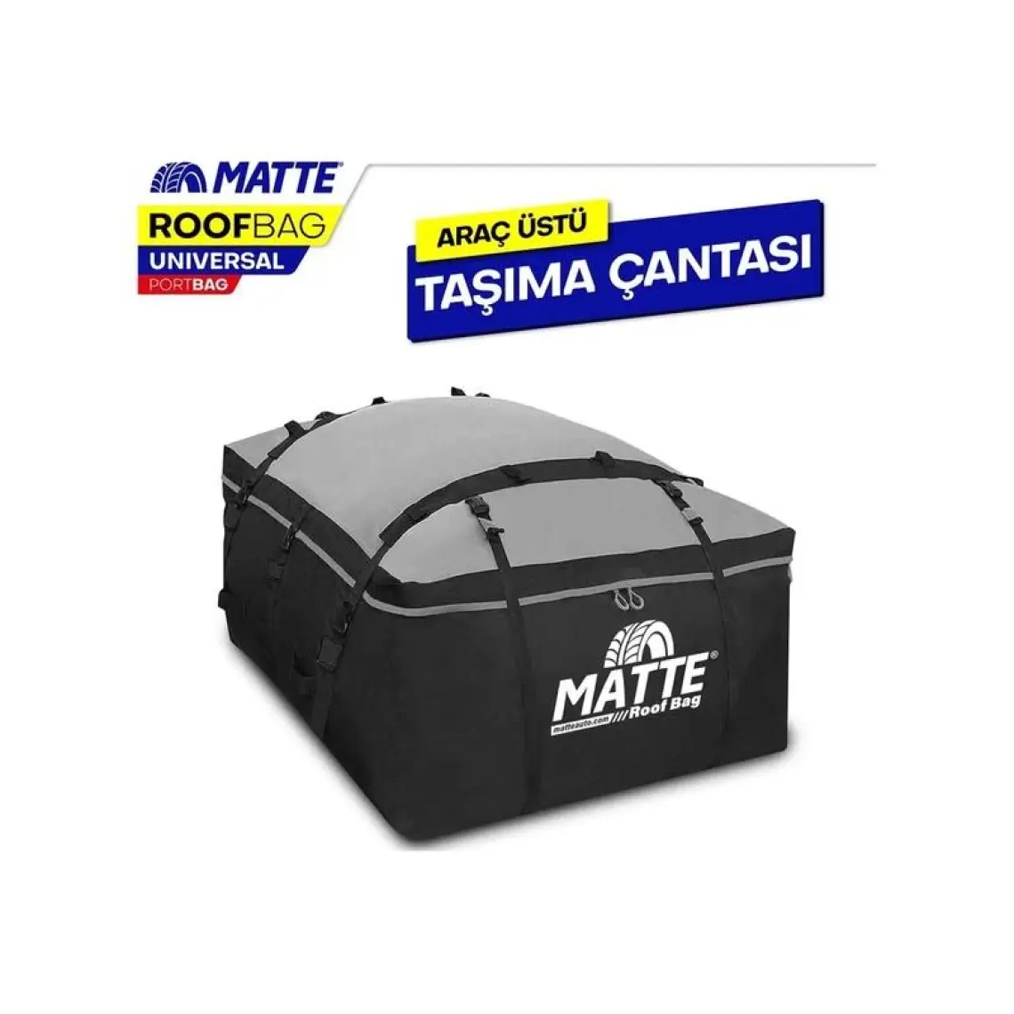Matte Yeni Nesil Port Bagaj, Araç Üstü Tavan Çantası