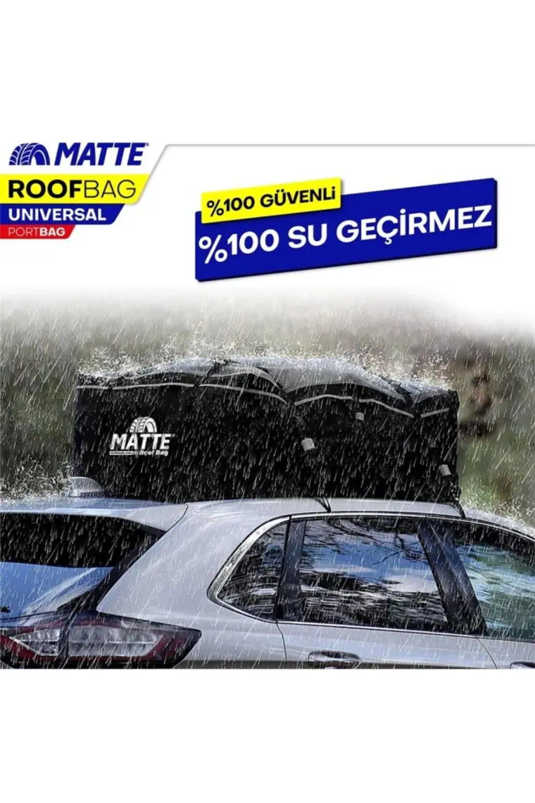 Matte Yeni Nesil Port Bagaj, Araç Üstü Tavan Çantası