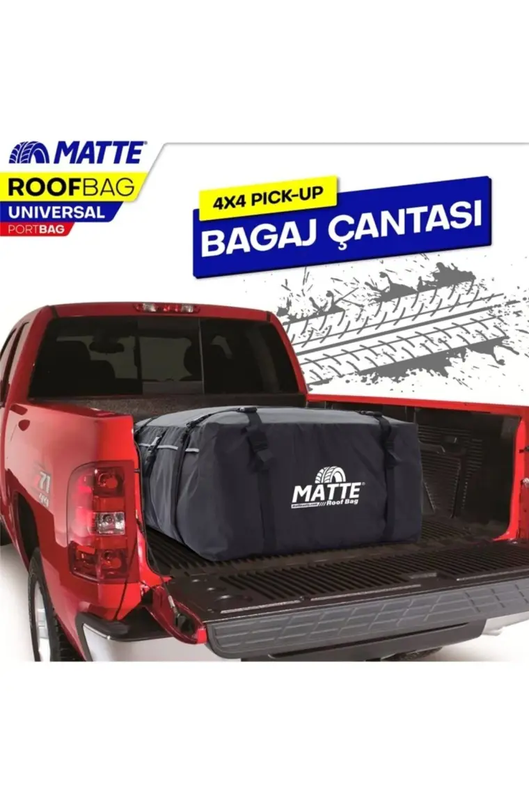Matte Yeni Nesil Port Bagaj, Araç Üstü Tavan Çantası