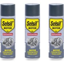 Selsil Susuz Motor Temizleme Spreyi 3 Adet x 500 Ml.