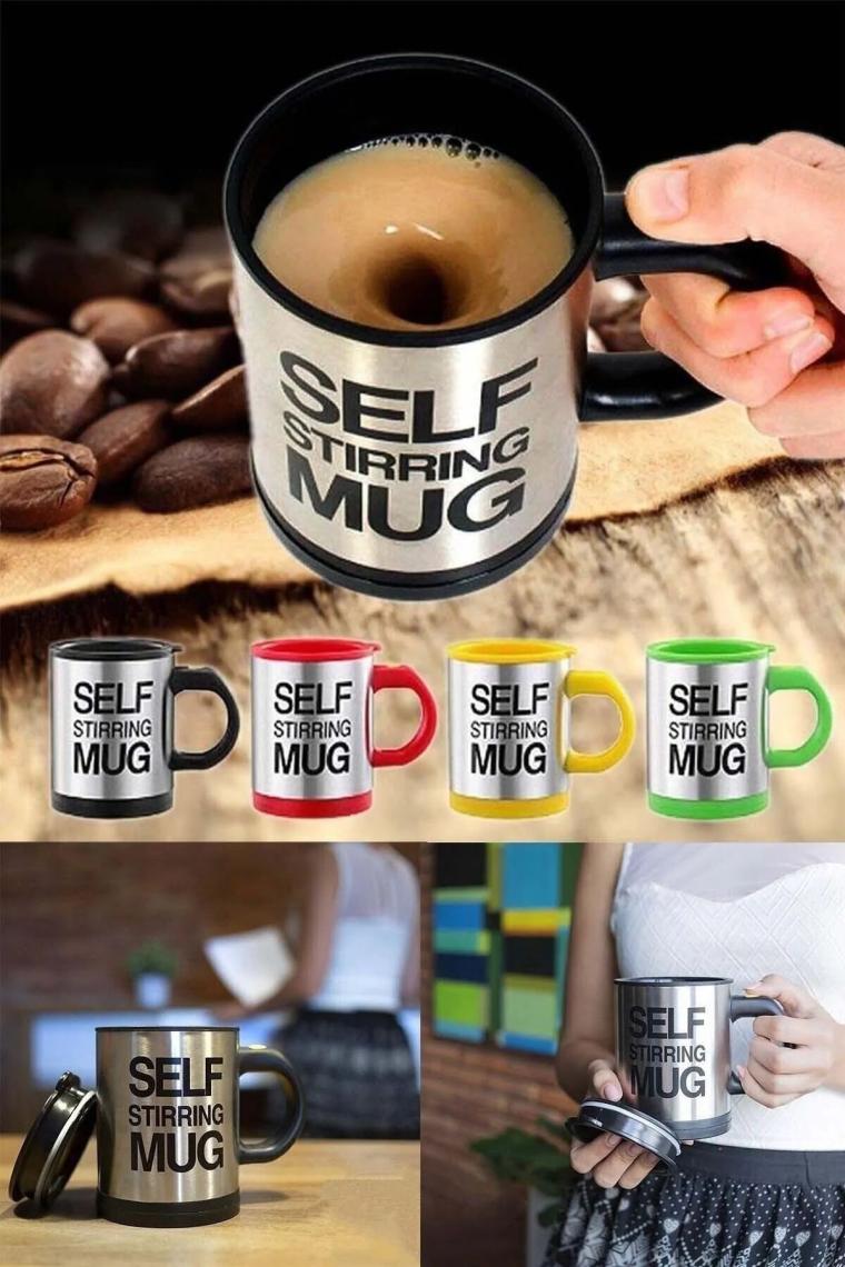 Self Stirring Mug Mikser Kupa Termos Bardak