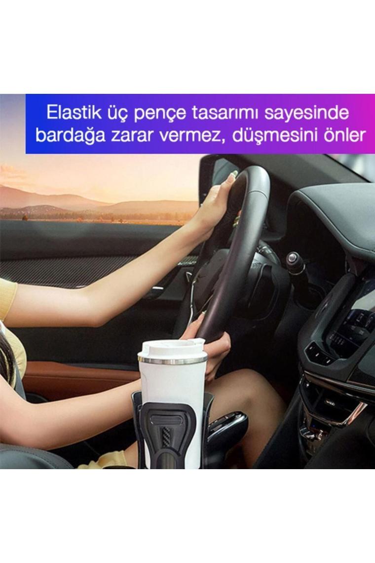 Ally SB-6099 Araç Içi Ayarlanabilir Bardak ve Şişe Tutucu