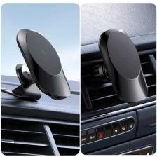 Ch-7071 Magnetic Wireless Şarjlı 15w Araçiçi Telefon Tutucu-siyah