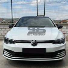 STS Oto Aksesuar Vw Golf 8 Batman Yarasa Ayna Kapağı Piano Black 2021 Model