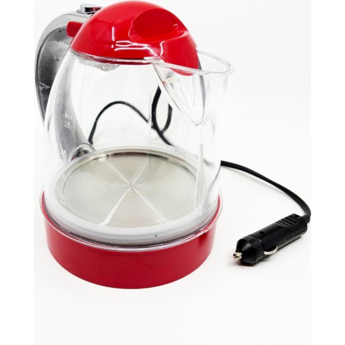 Kent 24 Volt Araç Içi Oto Su Isıtıcı Kettle Çaydanlık 1 Lt  Kırmıızı