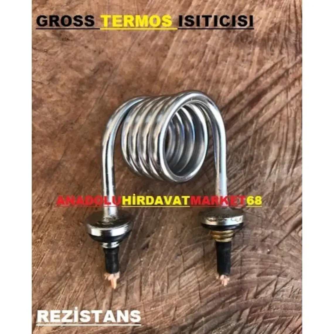 Ars 12VOLT Araç Termosu Rezistans Ketıl Su Isıtıcı Karavan Rezistansı