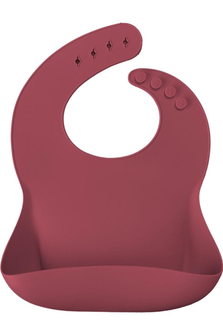 OİOİ Basics Silikon Önlük Bordo