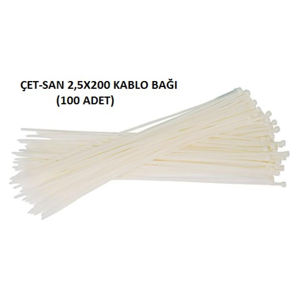 Çetsan 2,5X200 Kablo Bağı