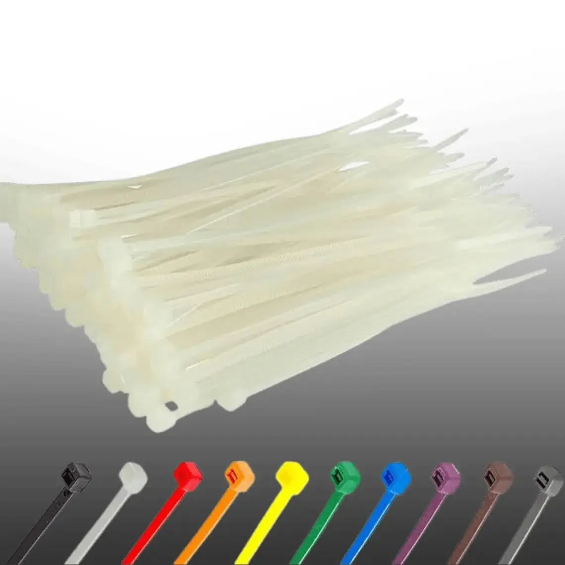 Gwest Gt 100M 100 x 2,5 mm Beyaz Kablo Bağı