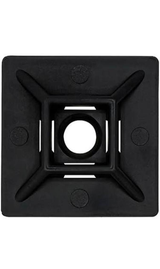 Gwest HW-3AB 19 x 19 mm Siyah Yapışkan Kroşe