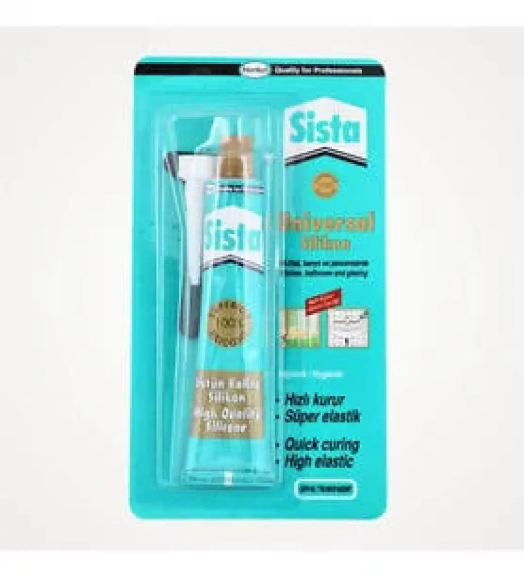 Sista Üniversal Silikon Tüp 50 Gr. Şeffaf