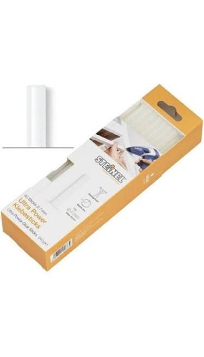Steinel 006730 Ultra Güçlü 7mm Mum Silikon Çubuk 40 adet