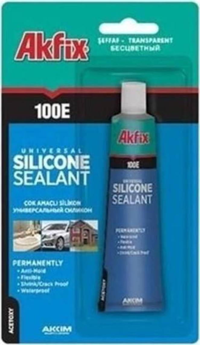 Akfix Silikon Tüp 50 ml Şeffaf