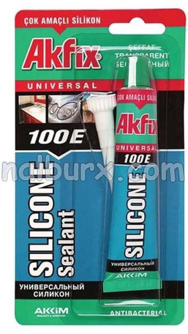 Akfix Silikon Tüp 50 ml Şeffaf