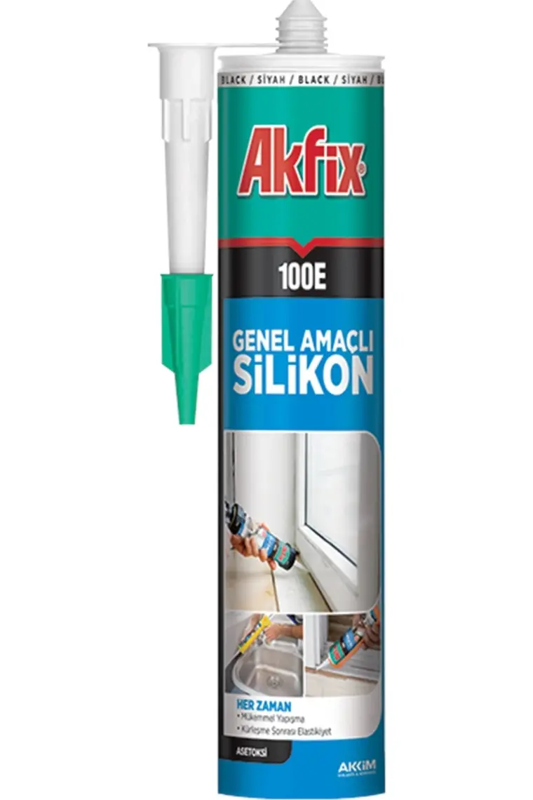 Akfix Genel Amaçlı Silikon 280 ml Beyaz
