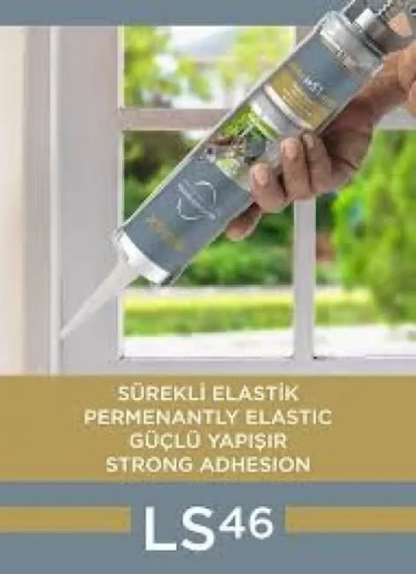 Sibax LS46 Sibax Silikonize Mastik 450gr Beyaz