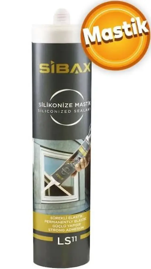 Sibax Ls-11 Mastik Silikonize Beyaz 475 gr