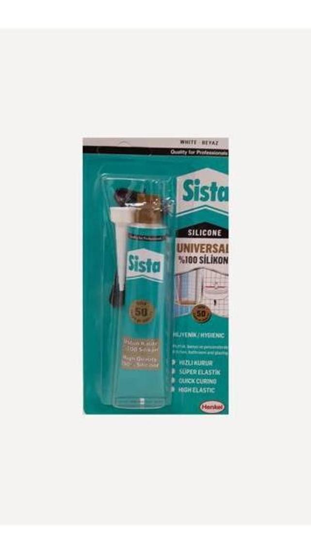 Sista Üniversal Silikon Tüp 50 Gr. Beyaz