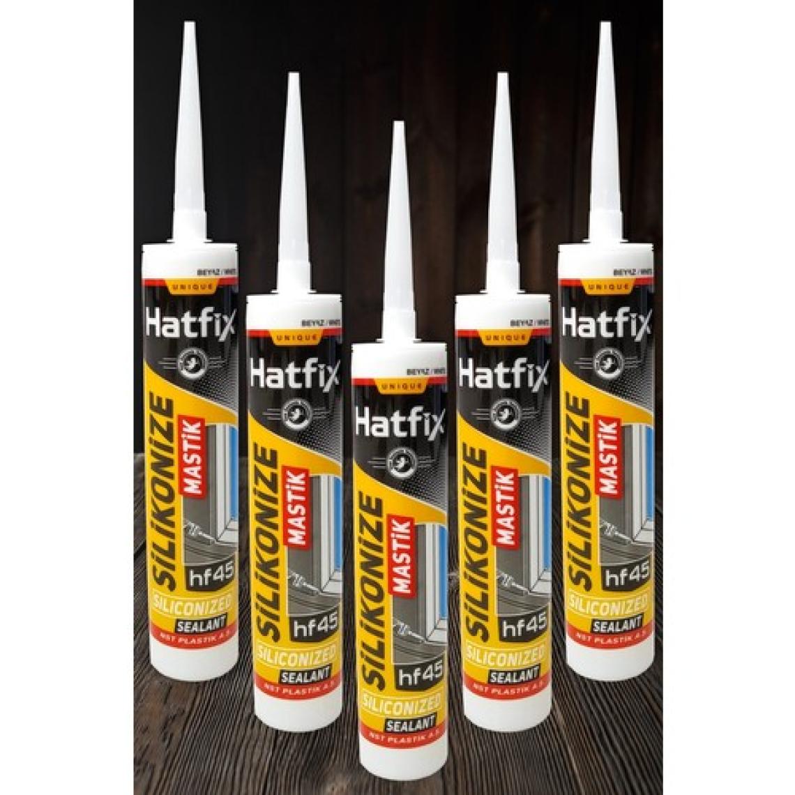 Hatfıx Silikonize Mastik 500 gr Beyaz