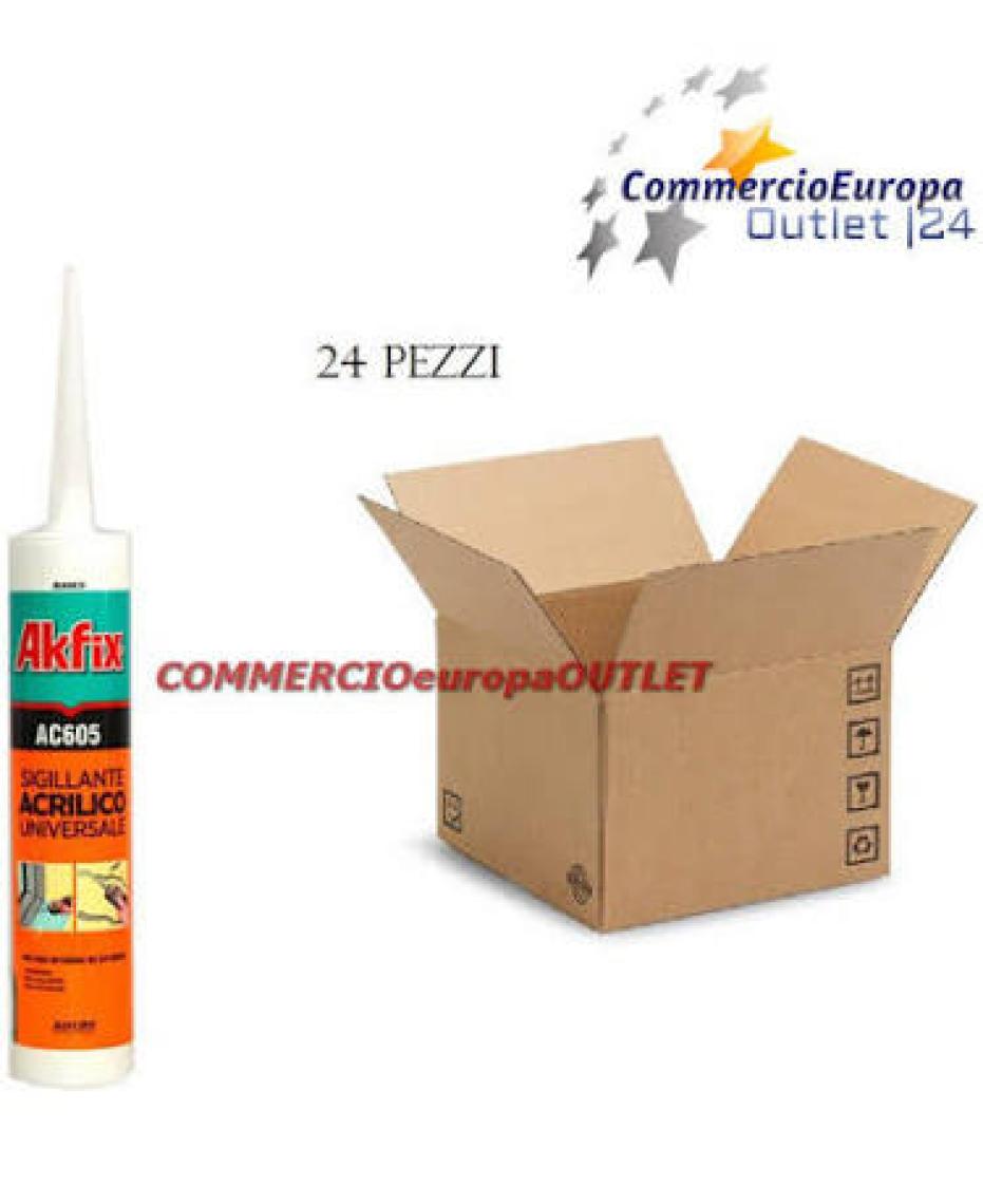Akfix AC605 Akrilik Mastik Beyaz 500gr