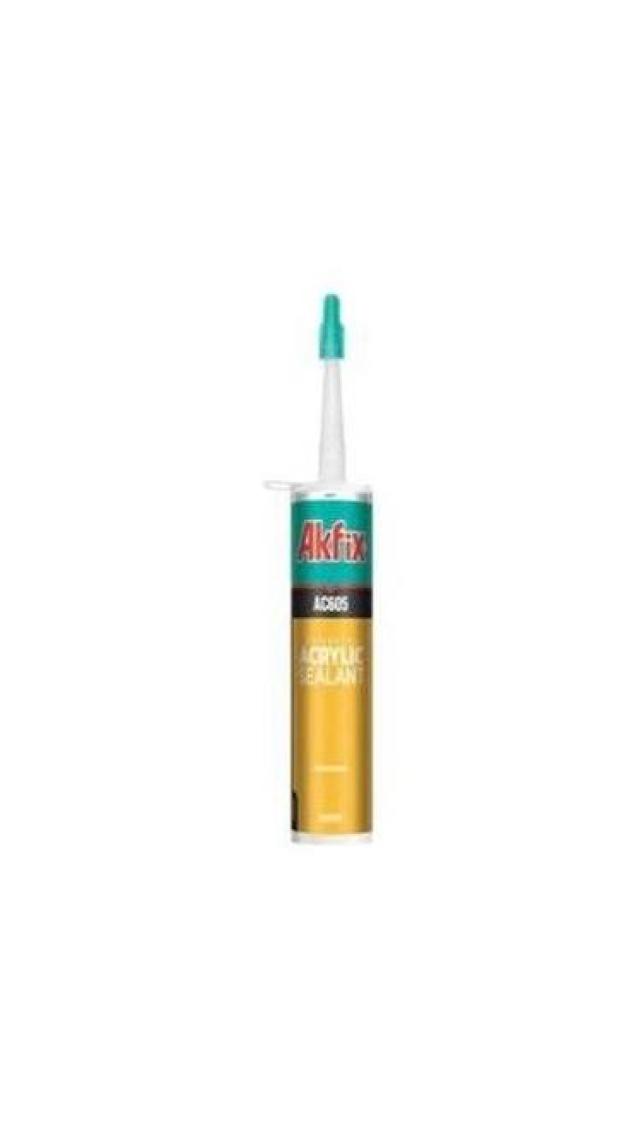 Akfix AC605 Akrilik Mastik Beyaz 500gr