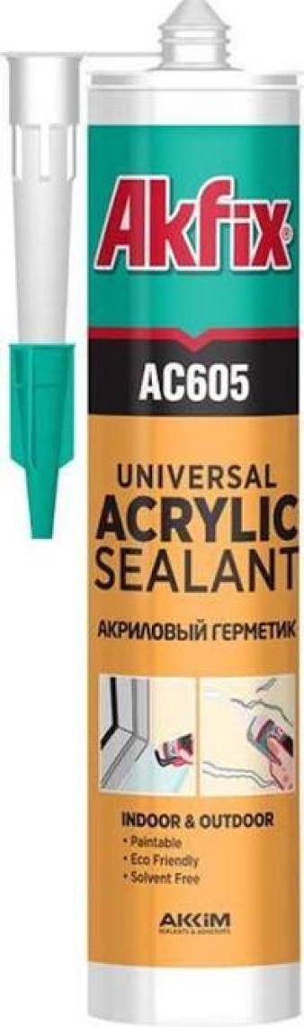 Akfix AC605 Akrilik Mastik Beyaz 500gr