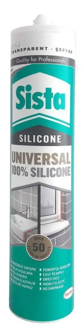 Sista 177850 Şeffaf Silikon 280 ml Kartuş