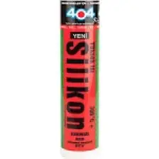 404 Silikon Isıya Dayanıklı Kırmızı 310 ML.