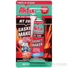 Akfix Ht300 Yüksek Isı Silikonu Kırmızı 50 ml