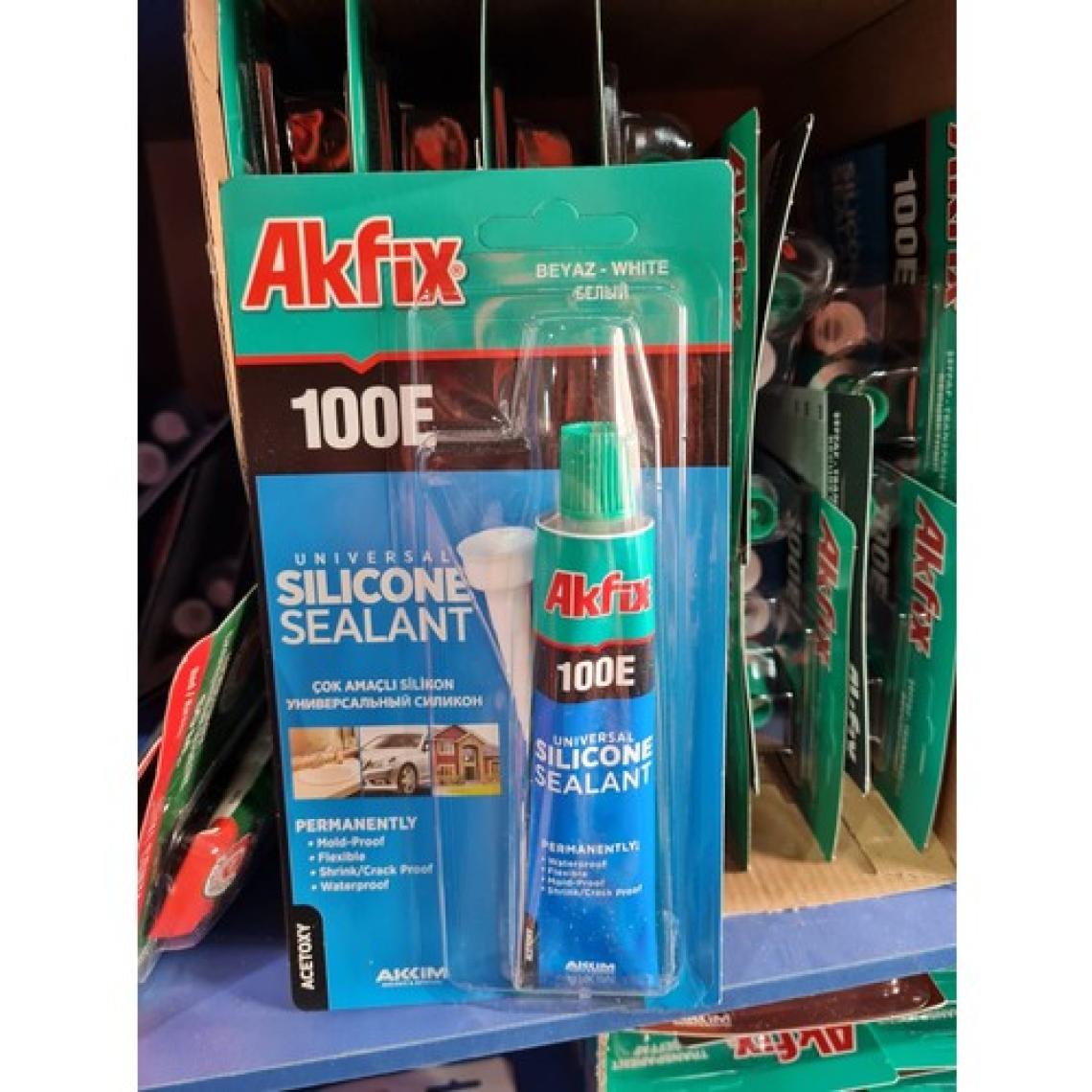 Akfix Silikon Tüp 50 ml Beyaz