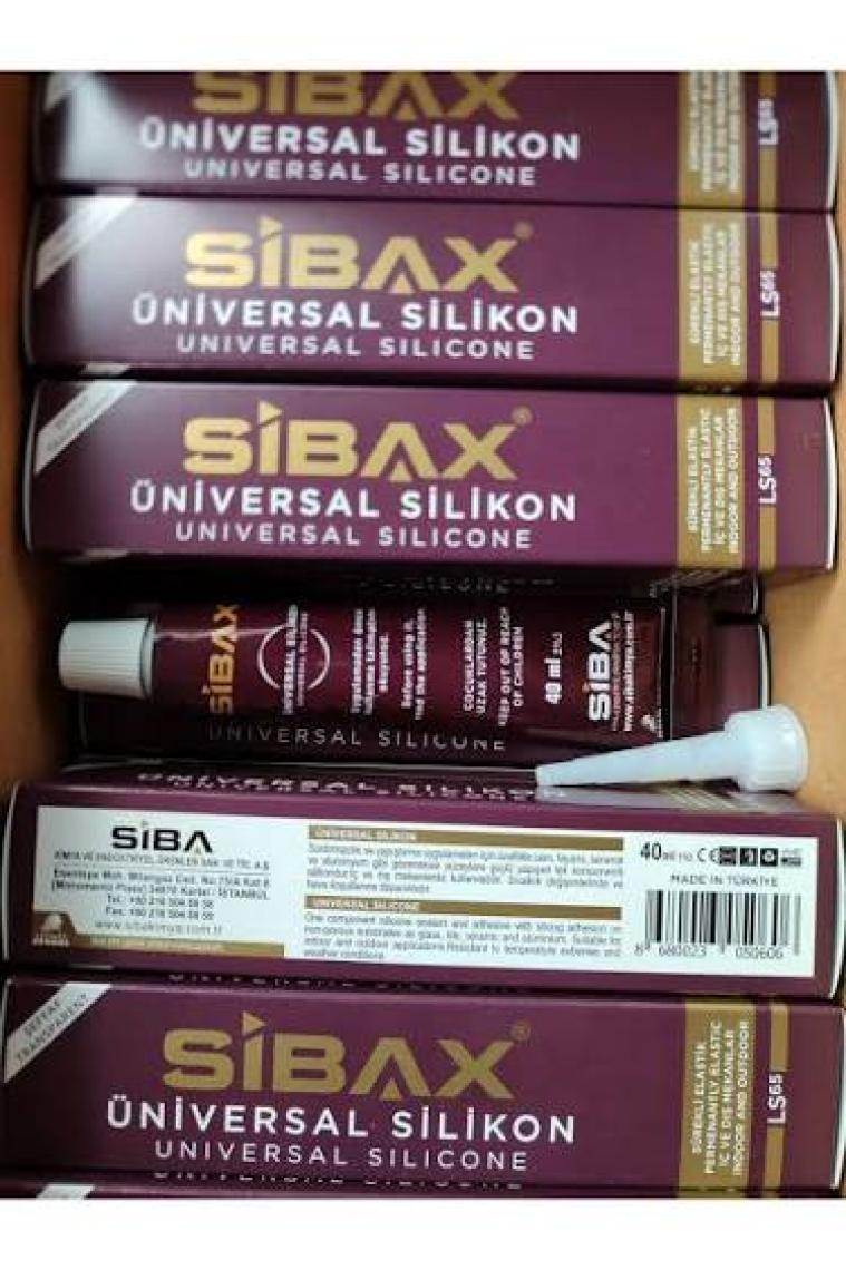 Sibax LS65 Üniversal Tüp Silikon Şeffaf 40 Ml.