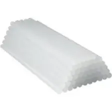Solid Sıcak Mum Silikon Ince Çubuk Silikon Şeffaf 7,4 mm x 30 cm