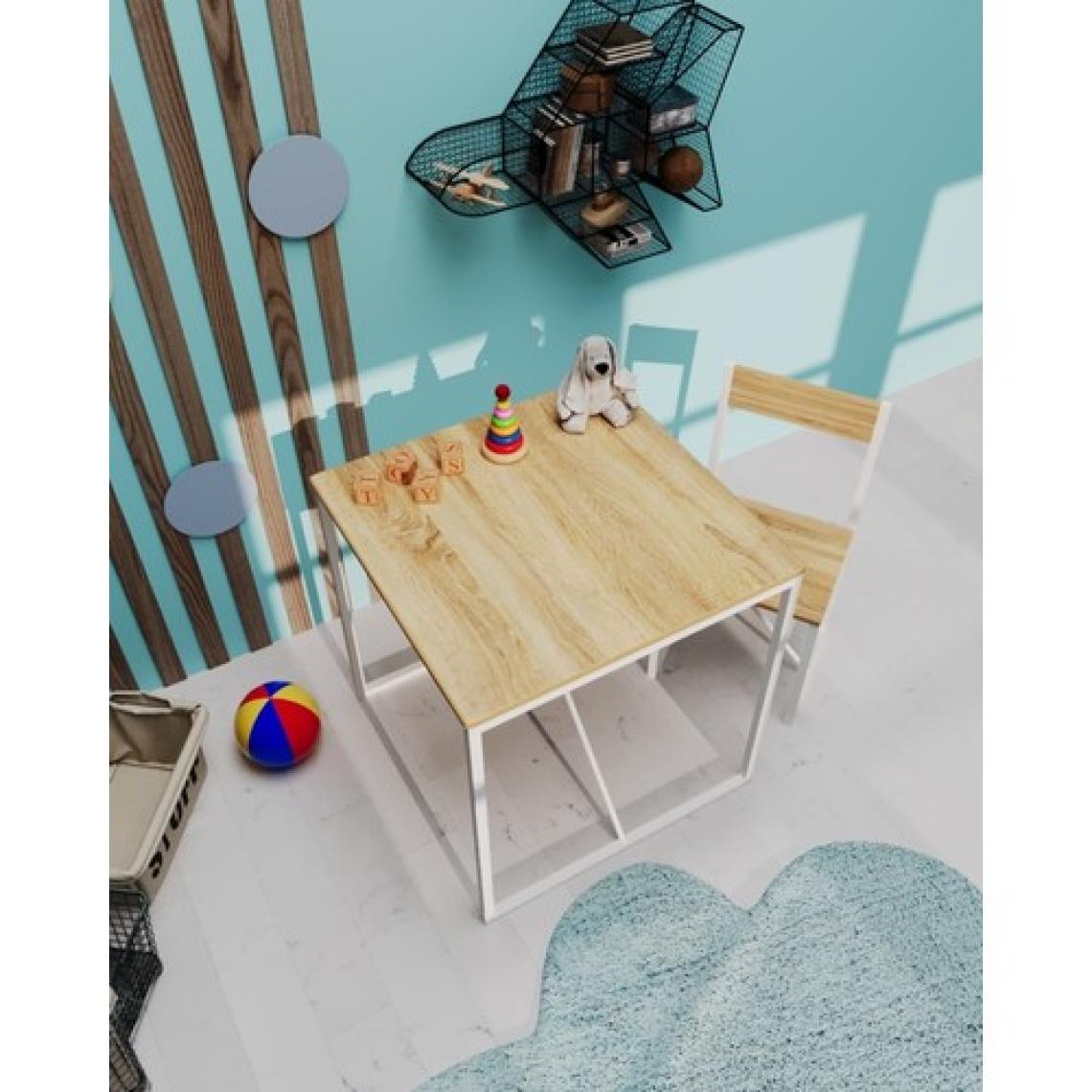 Aktivite Masası Çocuk Etkinlik Oyun Çalışma Masa ve Sandalye Çam