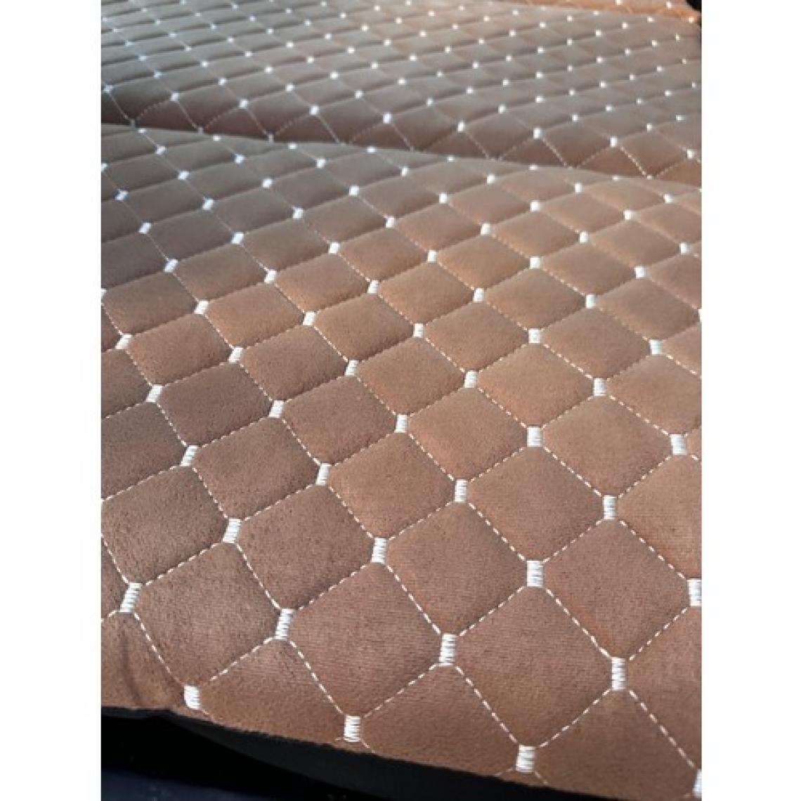 Shopset Shop-Set - Oto Arka Koltuk Yatak 70*130 cm - Kahverengi - Taytüyü Kumaş