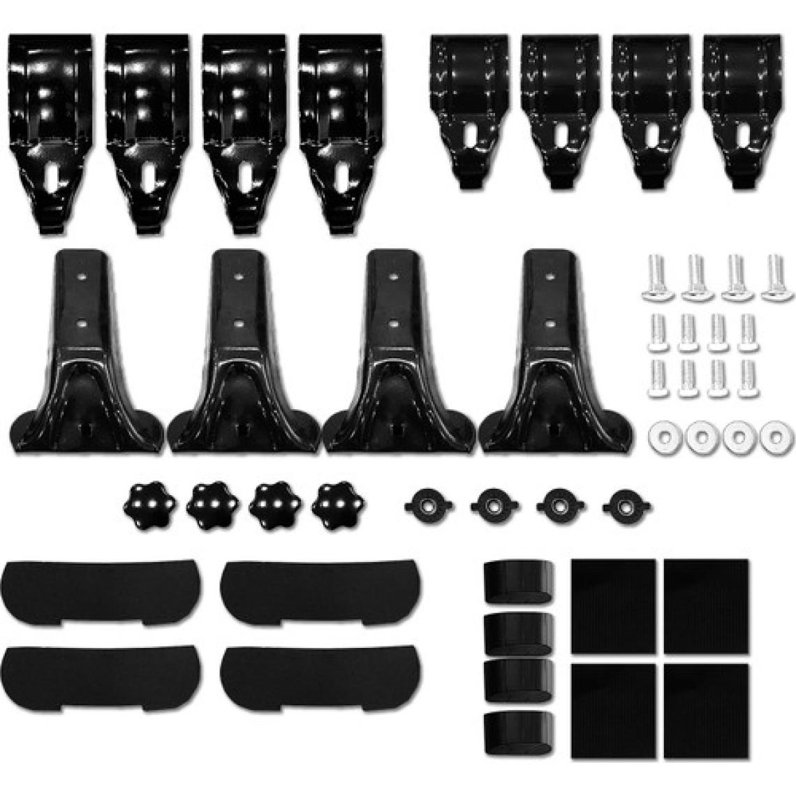 Re&Ar Tuning Hyundai Accent Era 2006-2011 Için Oluksuz Tip Ara Atkı Tavan Barı - Gri