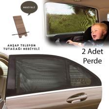 Ankaflex 2ADET Yan Cam Güneşlik Anne Bebek Emzirme Araba Kapı Camı Perdesi Çocuk Koruyucu Sineklik Örtüsü