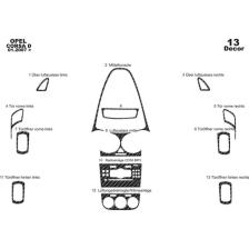 meriç cockpit design Meriç® Opel Corsa D Ön Torpido Kaplama Maun 13 Parça 2007-2019