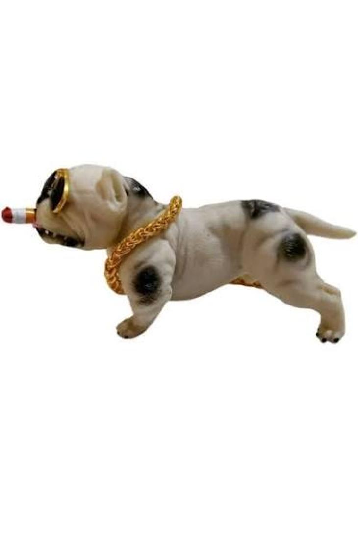 Point Marketing Araba Içi Torpido Üstü Simülasyon Pitbull Köpek Dekorasyon