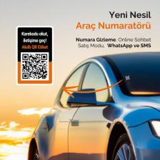 Yeni Nesil Araç Numaratörü, Akıllı Qr Etiket, Park Numaratörü