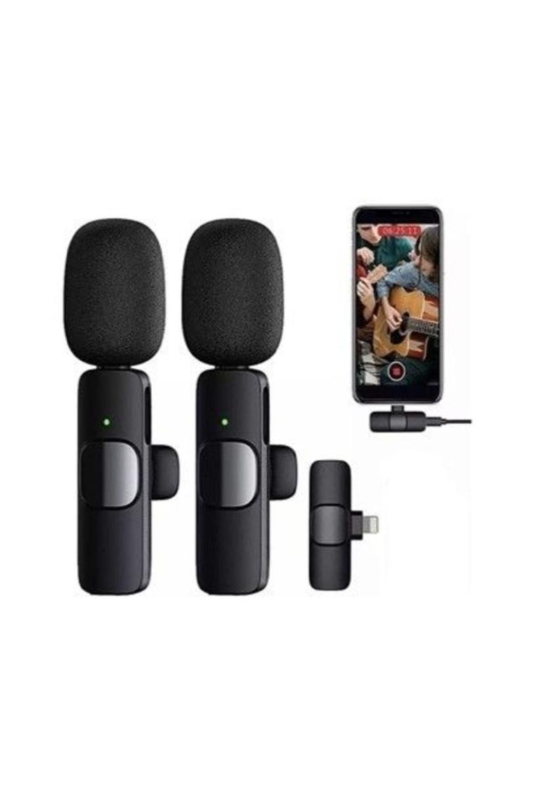 Daytona K9L2 Lightning Wireless Çift Yaka Mikrofonu