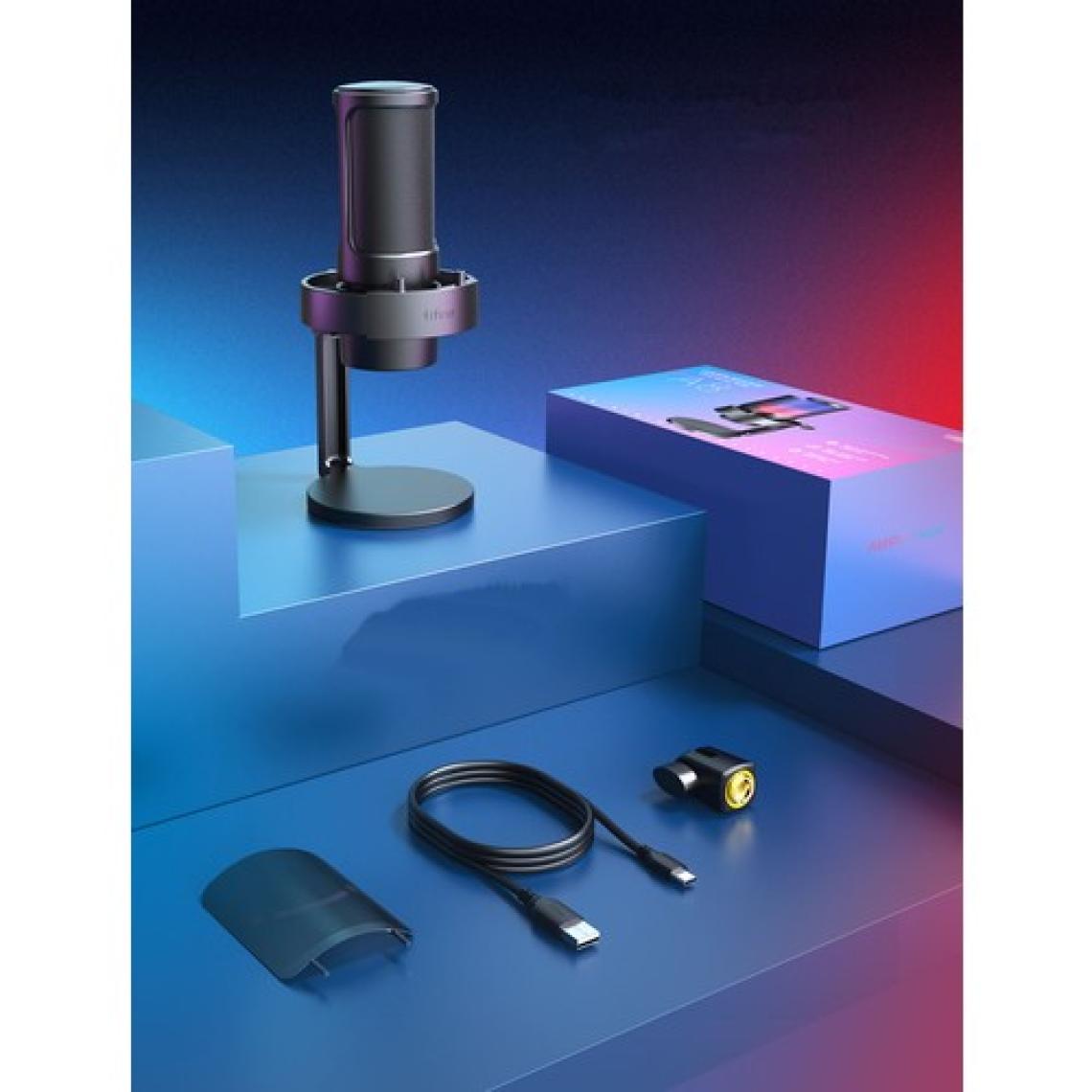 Fifine Ampligame A8 Siyah Yayıncı Mikrofonu