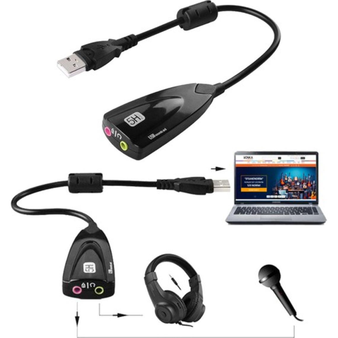 Lastvoice Cable-3ex Set Mikrofon Kablosu ve 7.1 Ses Kartı Seti