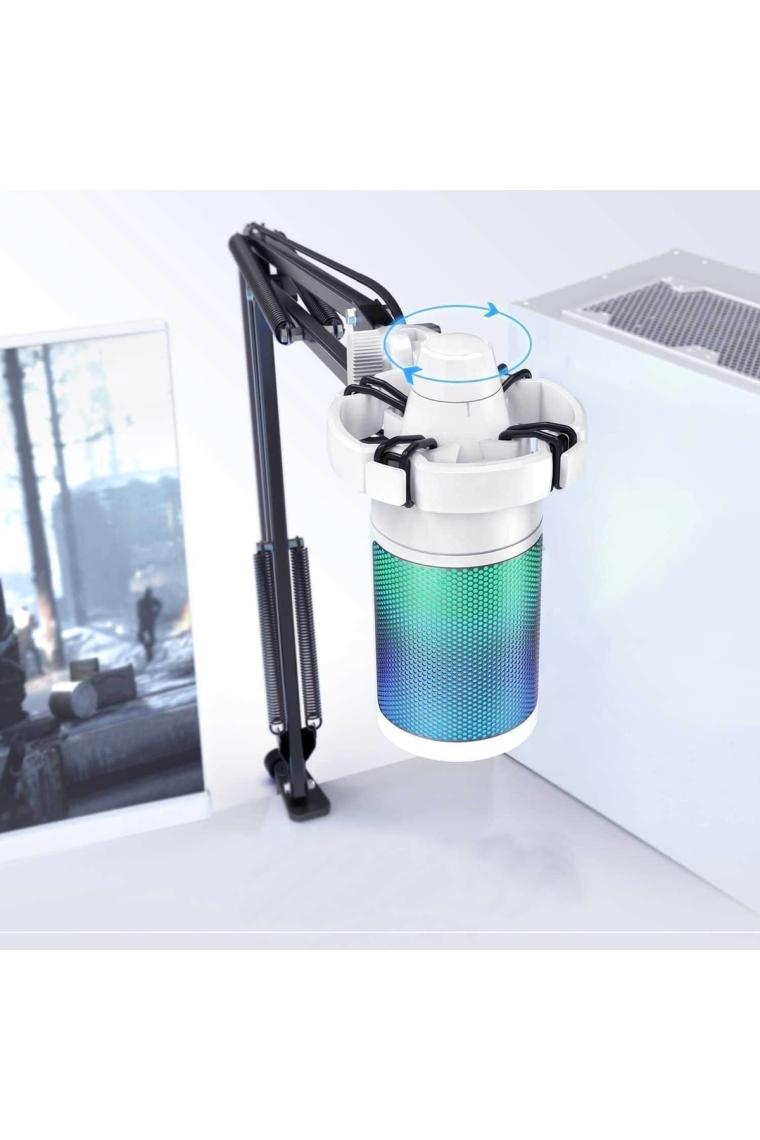 Fifine Ampligame A6T Beyaz RGB USB Yayıncı Mikrofon