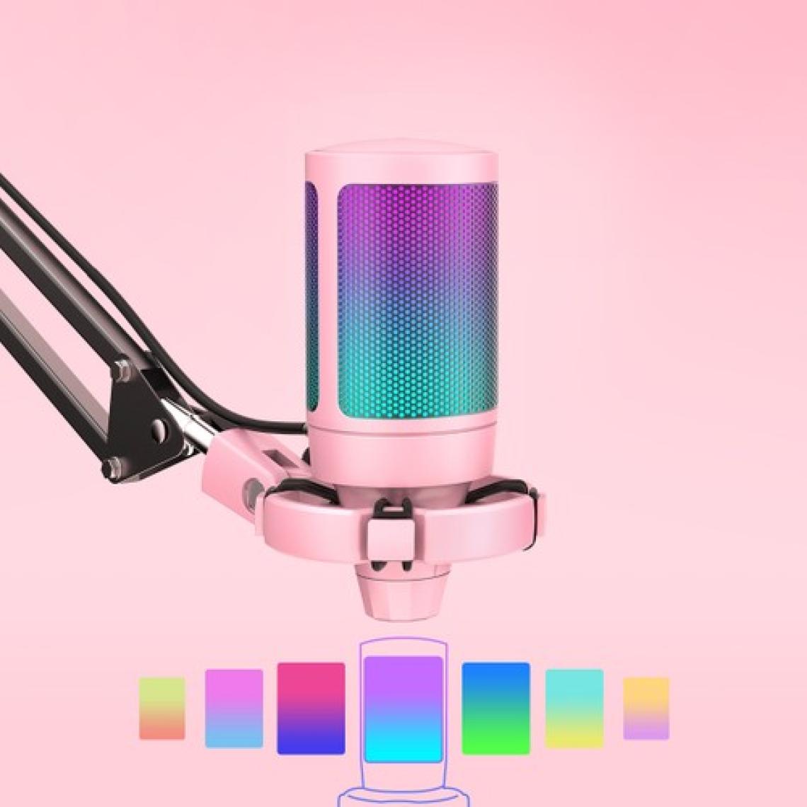 Fifine Ampligame A6T RGB USB Yayıncı Mikrofon