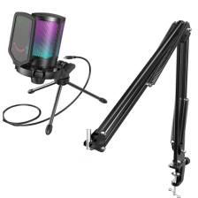 Fifine Ampligame A6V Siyah RGB USB Yayıncı Mikrofon